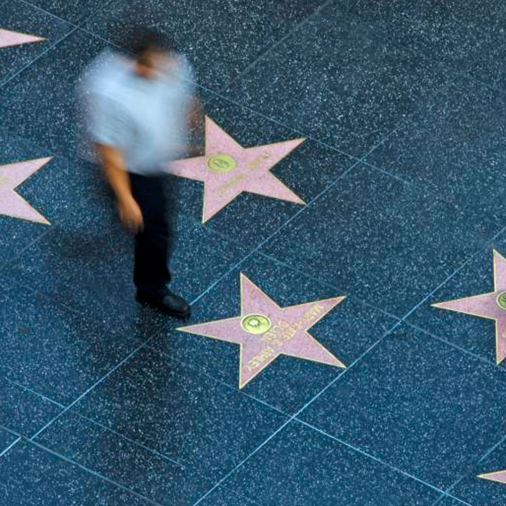 Se encuentra a lo largo de Hollywood Boulevard y Vine Street.